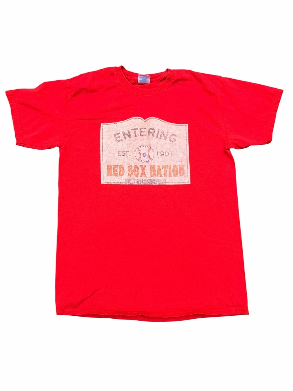 Red Sox Nation Men’s Medium T-Shirt Boston MLB Ultra Cotton